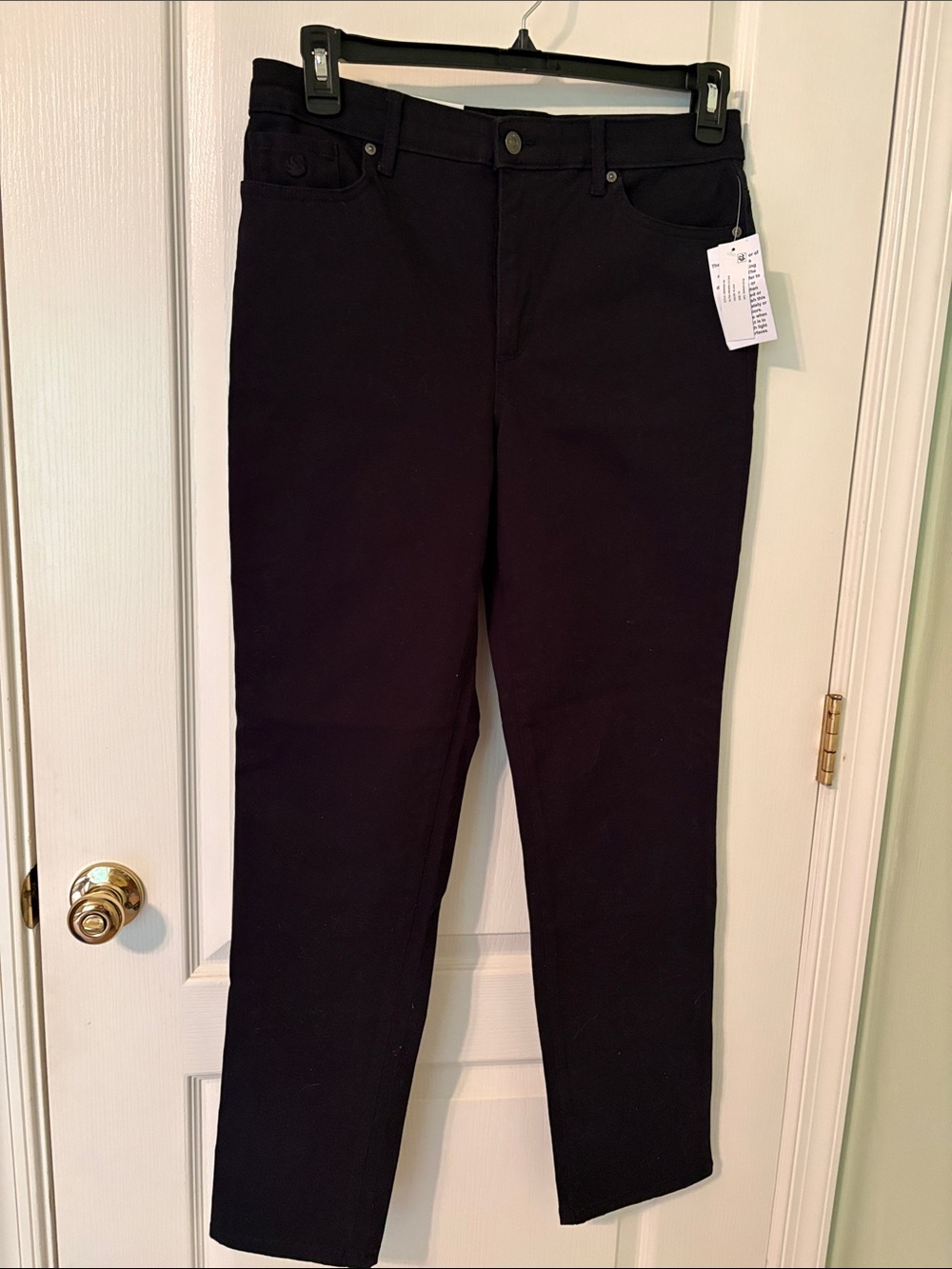 Black Stretch Jeans by Gloria Vanderbilt NWT